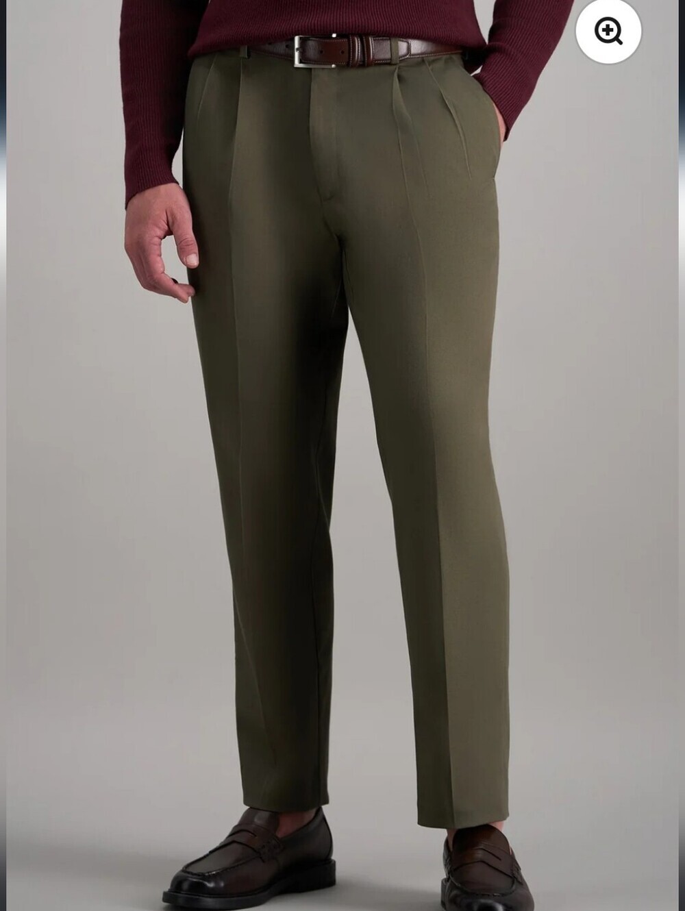 Haggar Olive Green Trousers Size 32 x 32
